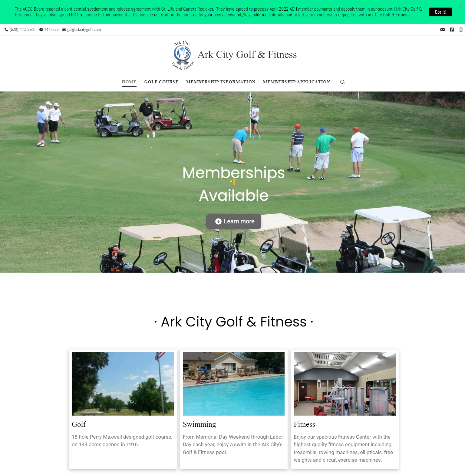Ark City Golf & Fitness